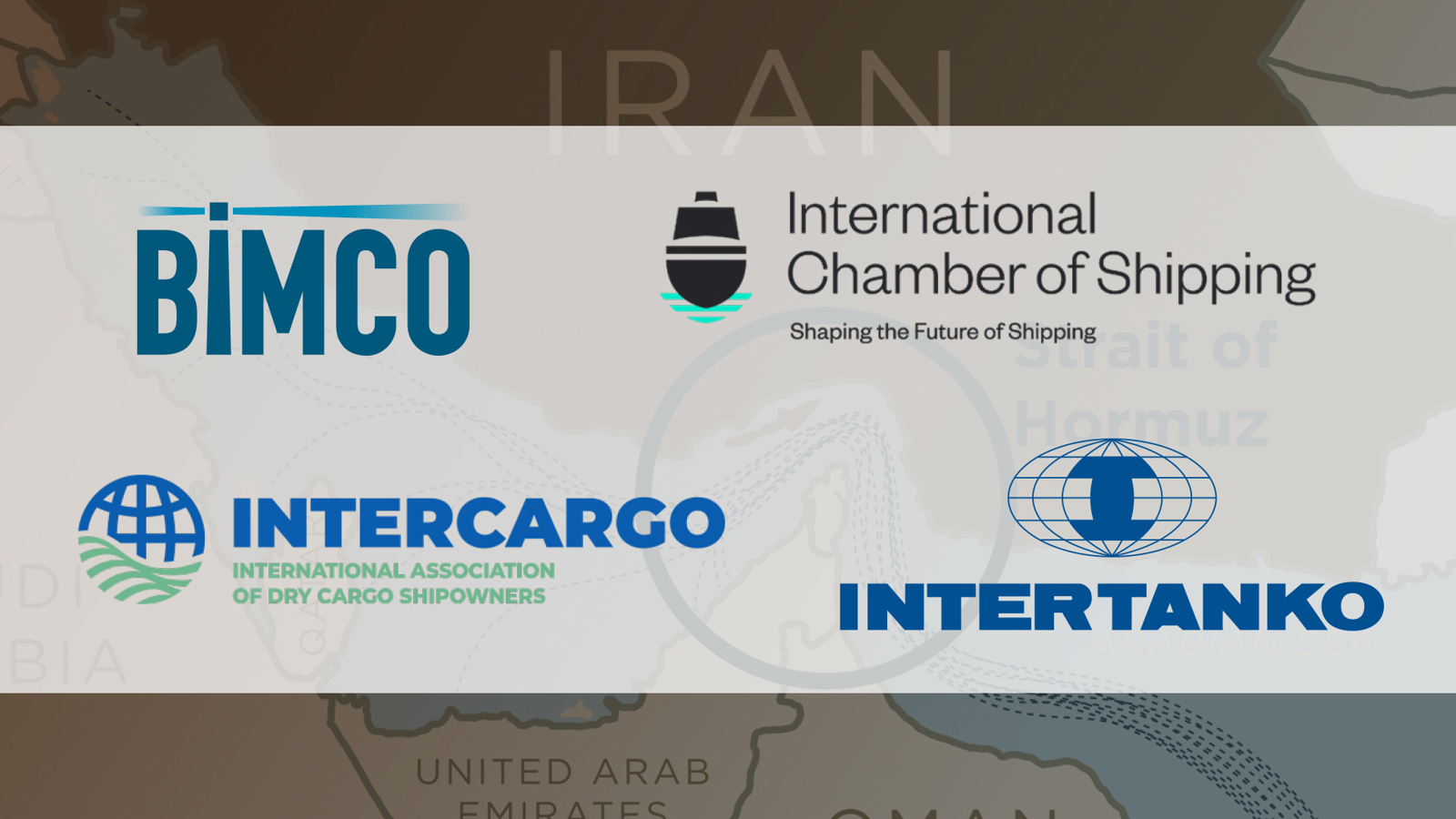 ICS BIMCO Intercargo Intertanko logos