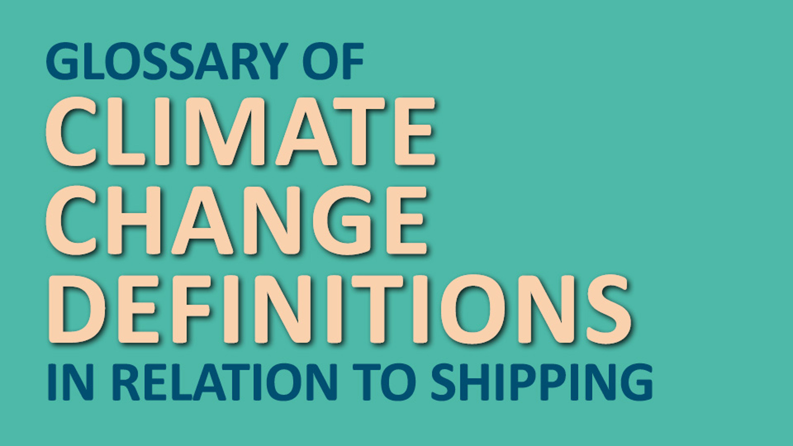 cover image of glossary of climate change definitions