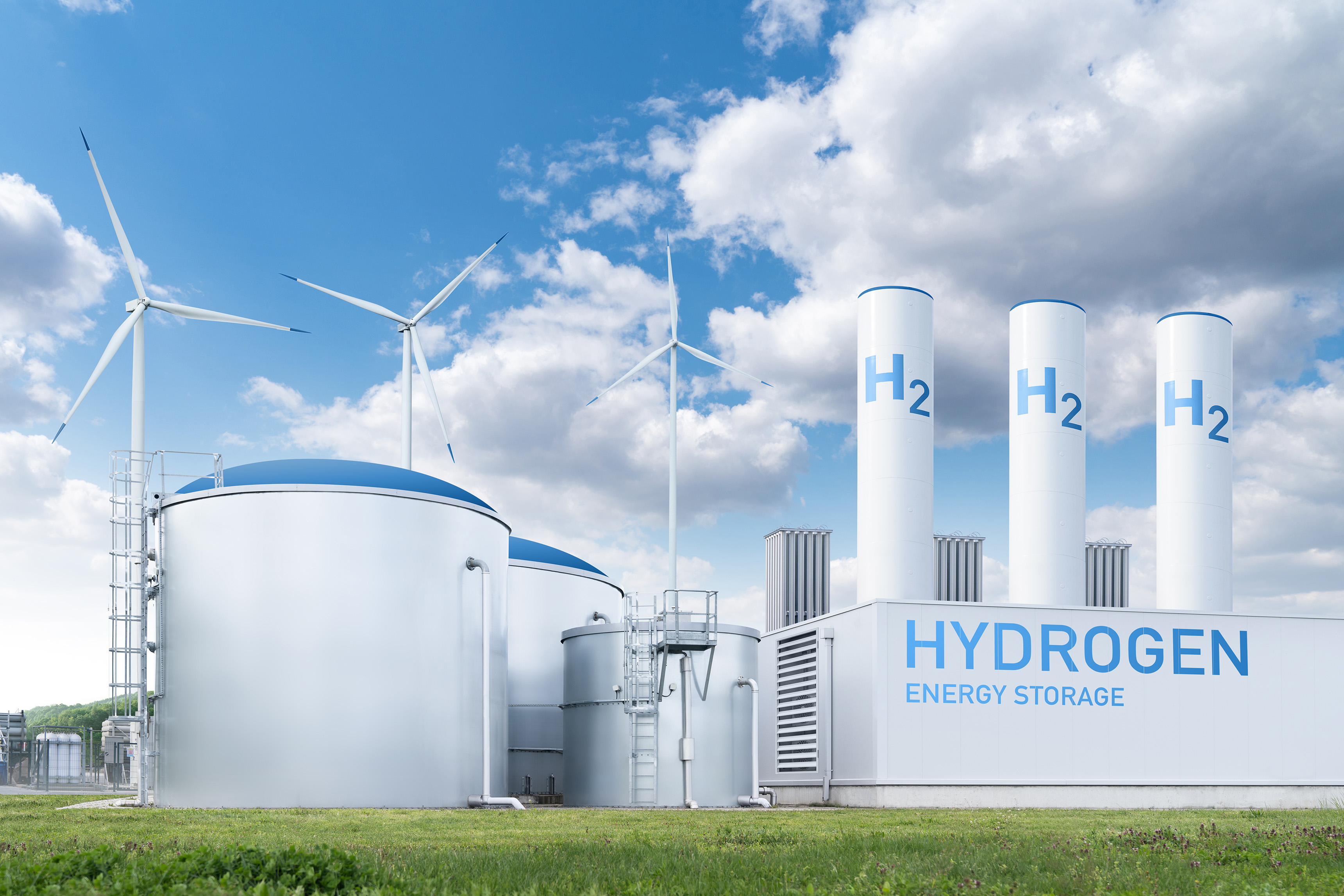Hydrogen storage siloes